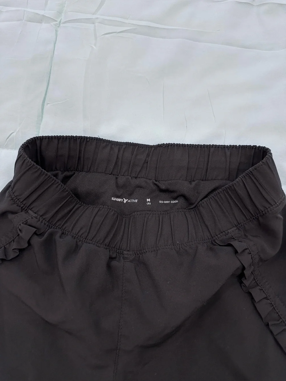 Girls Black Athletic Shorts